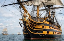 HMS Victory with it's