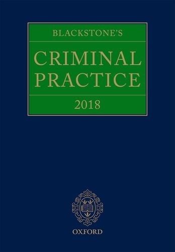 Blackstone criminal practice - blackstone's,