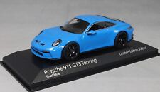 Minichamps Porsche 911 992 GT3 Touring in Shark Blue Black Wheels 2021 413069605