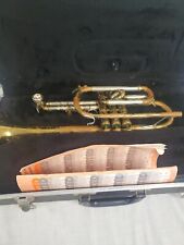 Vintage Martin Indiana Cornet RMC &  Vincent Bach 7C  Mouthpiece Bundy Case