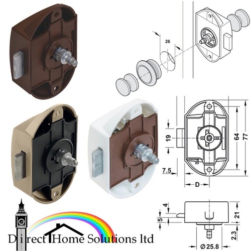 Push button lock - button,