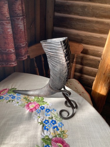 Viking drinking horn and - viking,