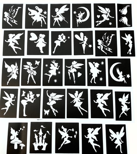 Fairy stencils top - , up