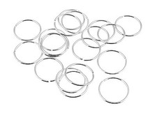 Nose Hoop Rings Sterling Silver Plain  10mm Available In Packs 5/10/20/40/100