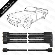 Triumph GT6 TR6 Austin Healey and MGC 6 Cylinder Performance 8mm Black HT Leads