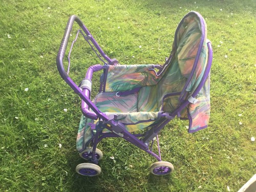 Vintage toy pushchair - toy,