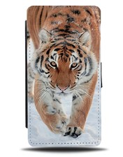 Snow Tiger Flip Wallet Case