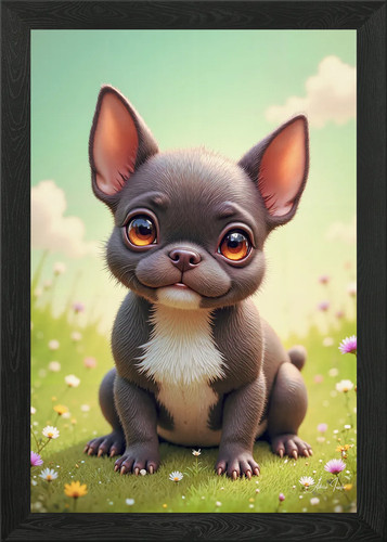Cute french bulldog puppy - french,