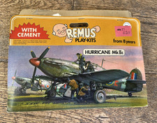 Vintage Remus Play-Kits Hawker Hurricane Mk.IIc Model Kit 1/72 Scale.Sealed pack