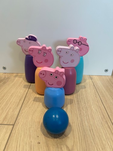 Wooden piece peppa pig - wooden,