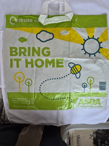 Vintage asda plastic carrier - asda,