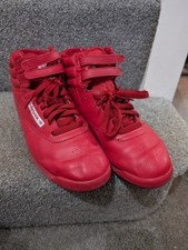 Red reebok free style, UK size