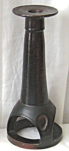 Ceramic antique candlestick - ceramic,