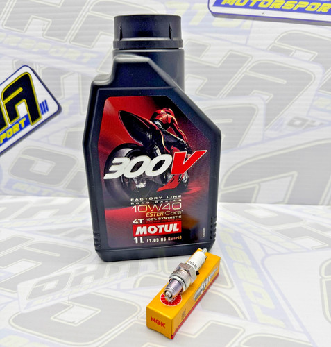 Motul 300v racing oil - &, ngk