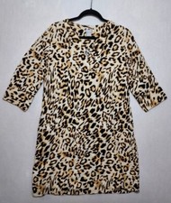 CHICOS Leopard Print Dress Sz