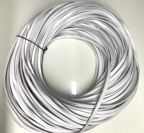 Plastic panel edge trim white - plastic,