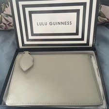 Lulu Guinness Dove Grey Pouch