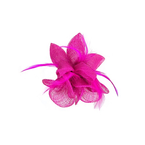 Small feather flower hair - hair, hat