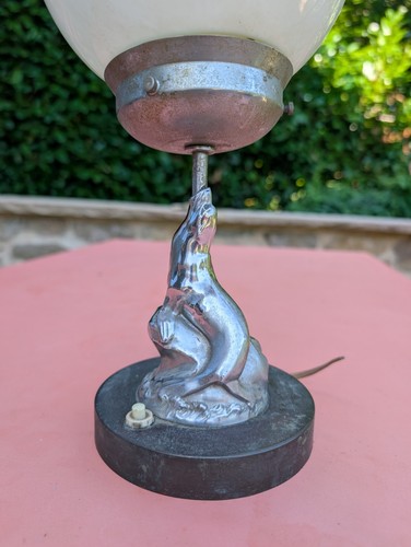 Vintage art deco chrome plated - art,