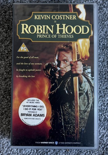 Robin hood 1991 vhs kevin - hood,