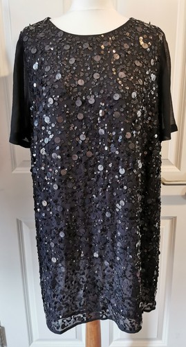 Savoir black sequinned tunic - savoir,
