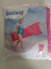 Pink inflatable lilo