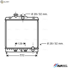 RADIATOR ENGINE COOLING HD2120