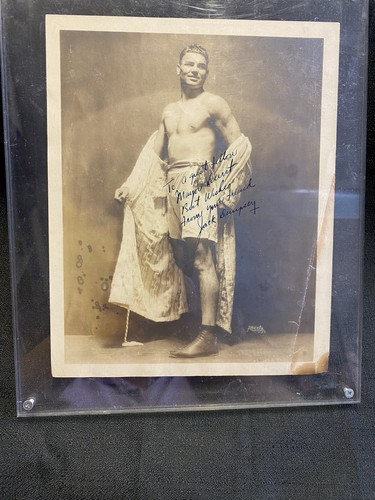Jack dempsey signed original - dempsey,