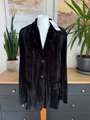 Zara black crushed - zara,