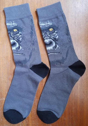 Novelty gorilla socks - novelty,