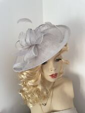 Silver Grey Fascinator Wedding