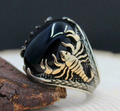 Scorpion figure with onyx - scorpion,