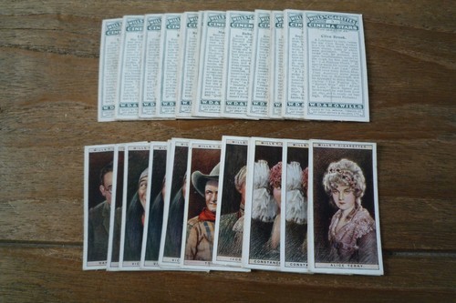 Wills cinema stars cards - cards,