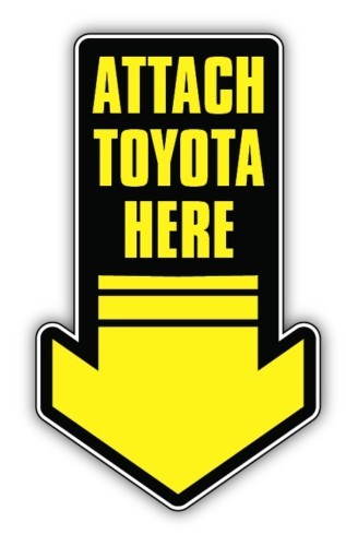 Attach toyota here car - 2x,
