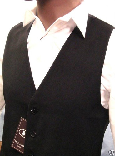 New black waistcoat - new,