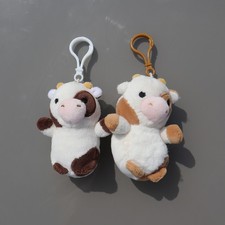 Squishmallows Cow Hugmee Clips Ronnie Drella Handmade