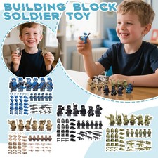 Soldier Army Building Blocks–Navy & SWAT &  Police & Military Mini Figures Toy