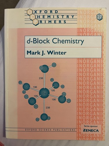 Block chemistry mark j - d-block,