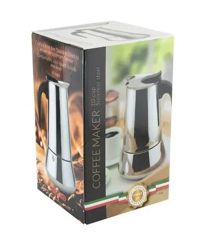 Stainless steel espresso - steel, maker
