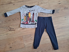 H&M kids boys city police fire brigade car pyjamas nightwear size 2 4 years used