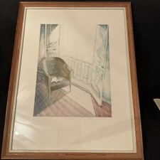 Peter Eastham. "Le Repos", artist proof, signed and dated '85 ~ Coloured Etching