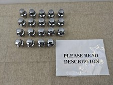 ZOFFI 19pcs M14x1.5 Wheel Nuts Chrome OEM Factory Style Replacement (READ)