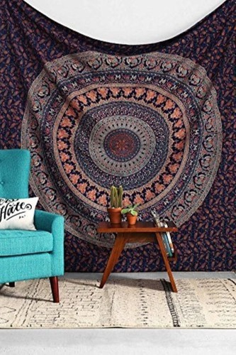 Large elephant tapestry - large,