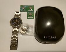 Pulsar Titanium Chronograph 100m watch YM92-X073