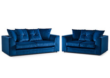 Velvet Corner Sofa Armchair