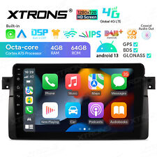 For BMW E46 9" Android 14 8-Core 4+64GB Car Play/Android Auto Stereo GPS Radio