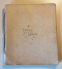Antique 1890s Victorian Poetry Book Falling Leaves – E. Nesbit / Robert E. Mack