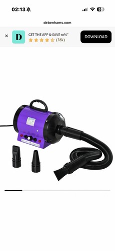 Dog groomers hair dryer - hair,