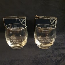 TALISKER Made By The Sea Rocking Whisky Glasses Boxed Set of 2