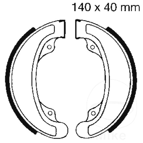Ebc brake shoes inc springs - inc,